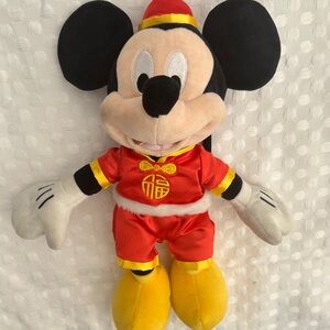 Disney Mickey Mouse Stuffed Animal - Red, Black, Yellow